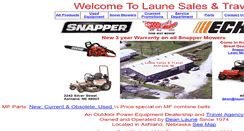 Desktop Screenshot of launesales.com